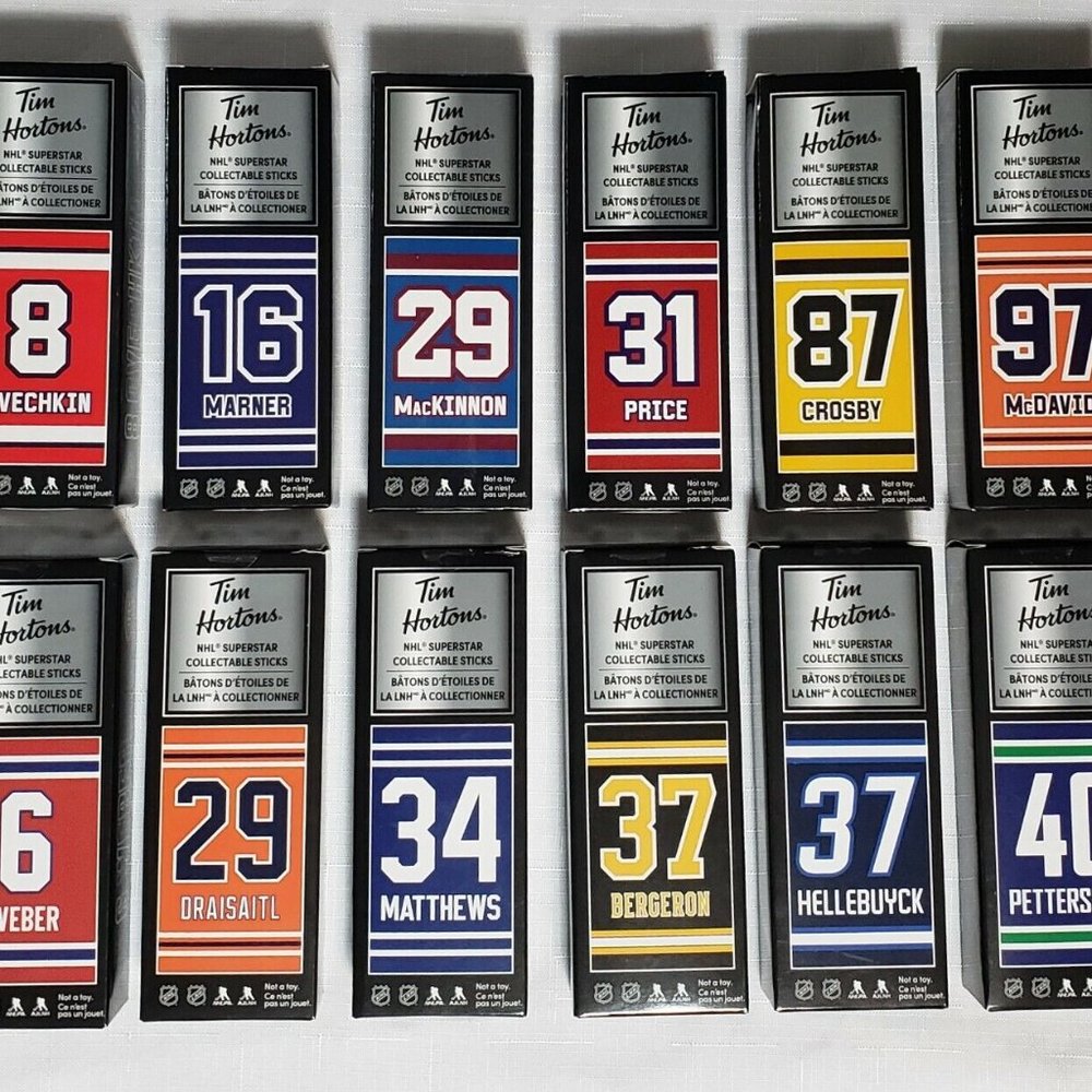 2019-2021 Tim Horton's NHL Mini Hockey Stick / Locker 💥 Factory Sealed